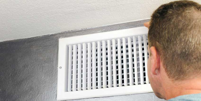 Inspecting Air Flow From Vent